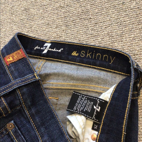 7 For All Mankind Skinny jeans size 25 - Picture 3 of 4